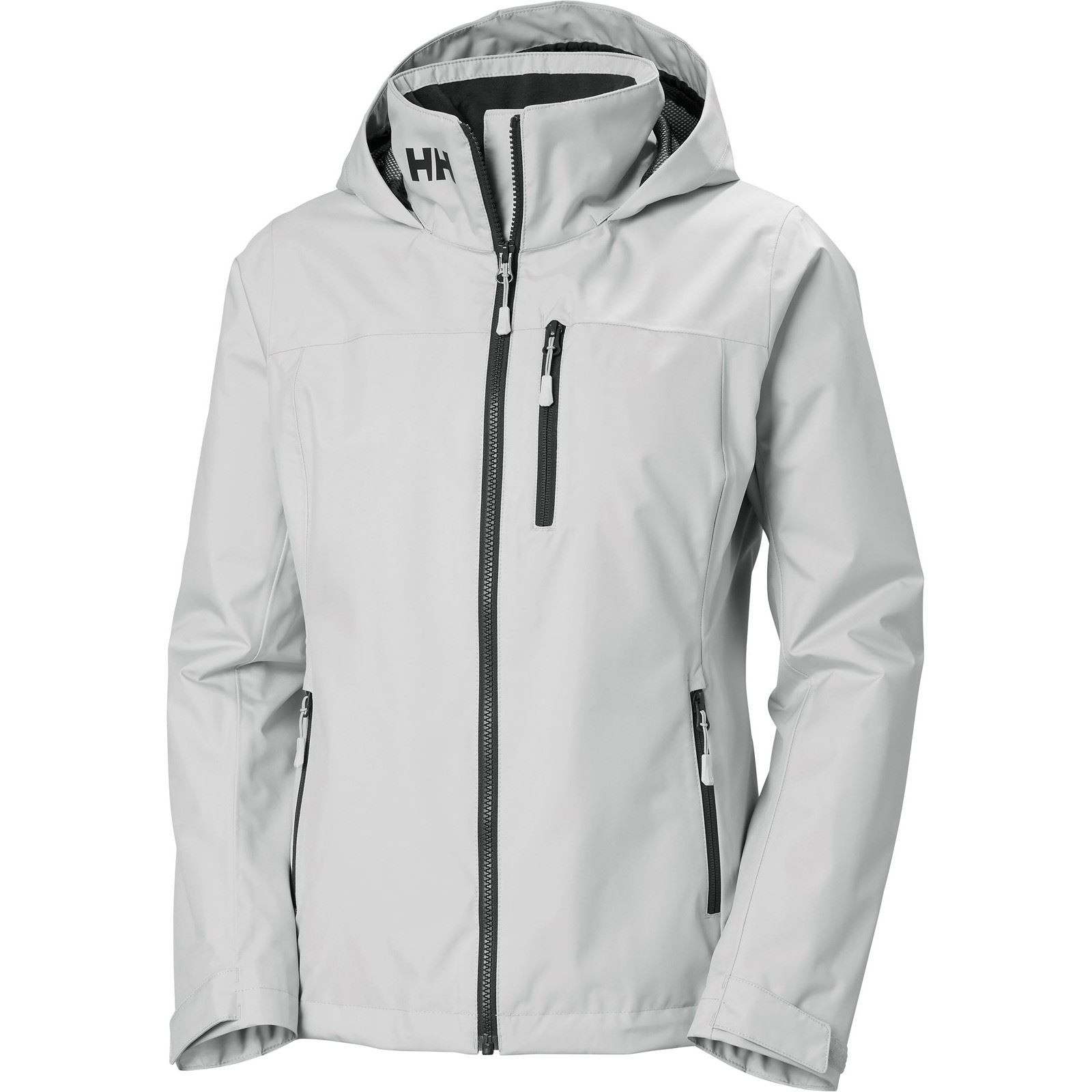 Helly Hansen Sport Crew Hooded Midlayer Sailing 2.0 Damen Graue Segeljacke