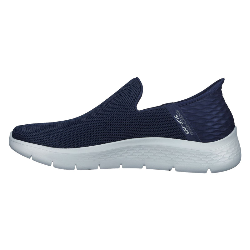 Skechers Go Walk Flex No Hands Synthetik Herren Sneaker In Marineblau