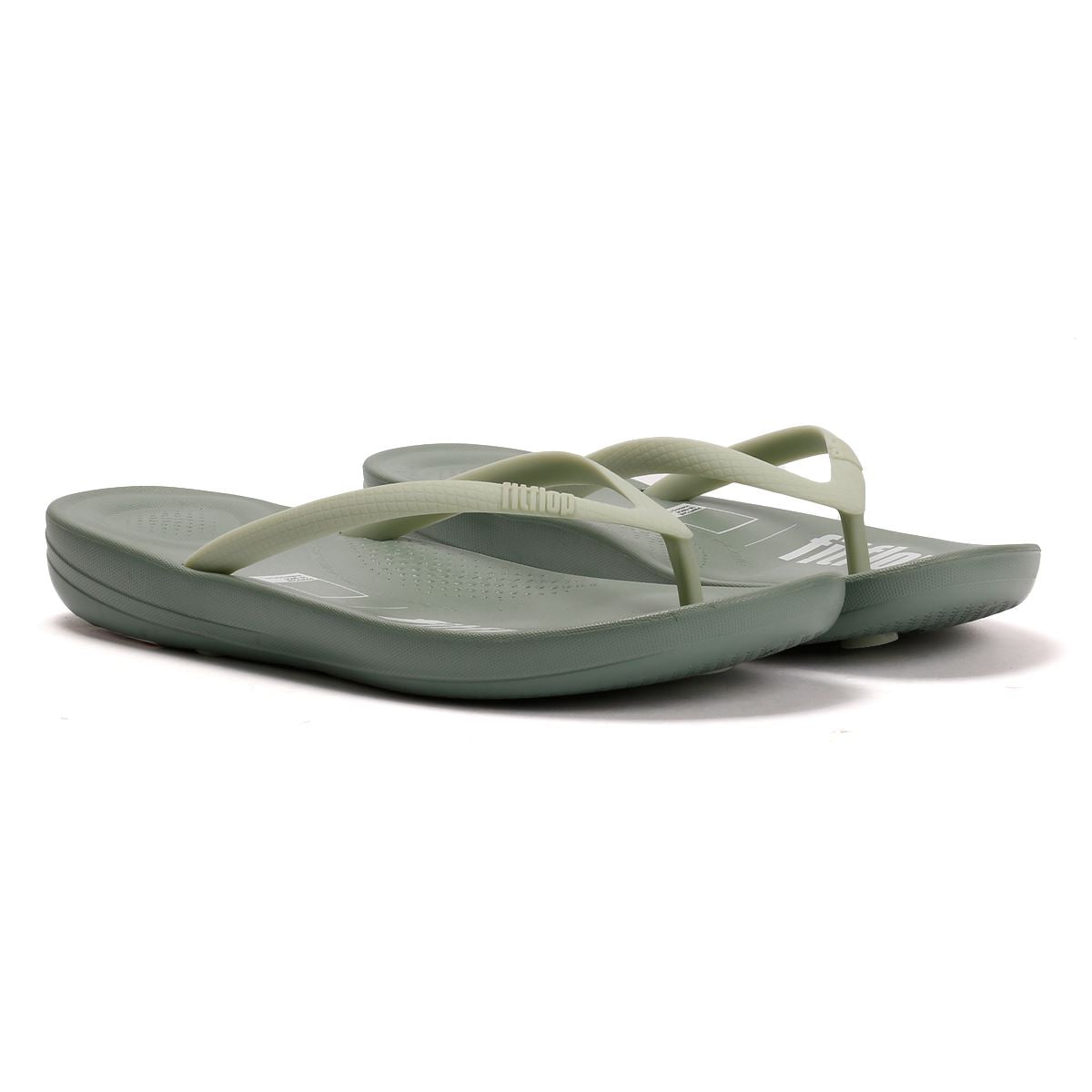 FitFlop X Pantone Iqushion Damen Grüne Flip-Flops