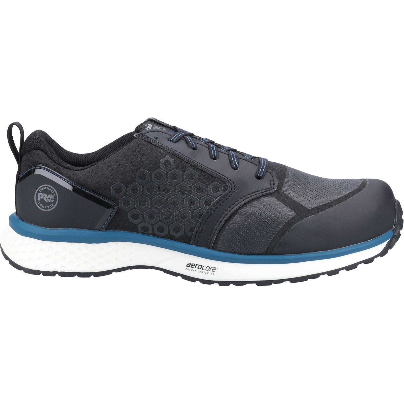 Timberland Pro Reaxion Synthetische Schwarz/Blaue Sicherheits Sneakers