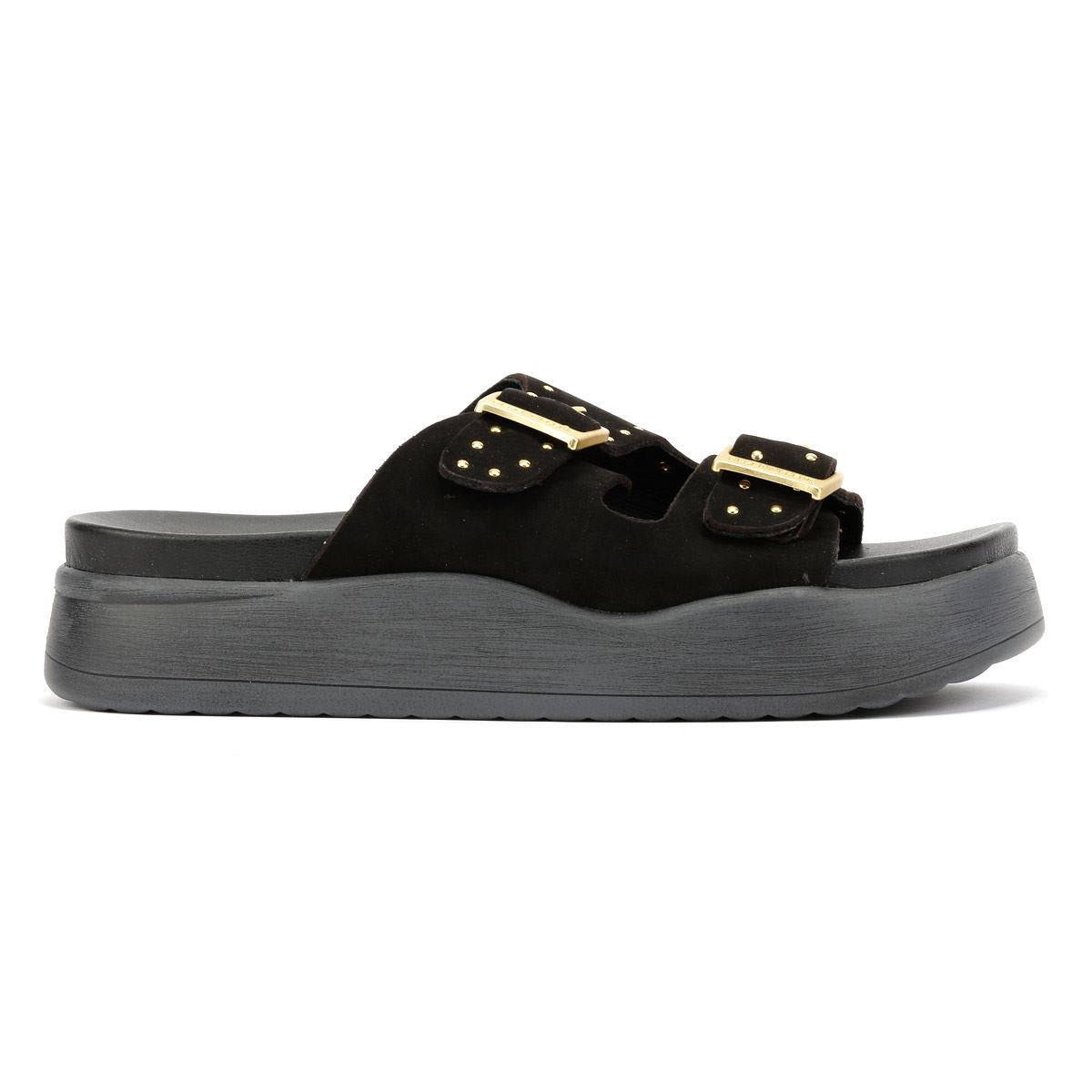 Desert Fleur Girasol Nubuk Damen Sandalen In Schwarz