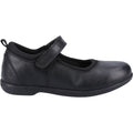 Hush Puppies Bianca JNR Mädchenschuhe Aus Schwarzem Leder