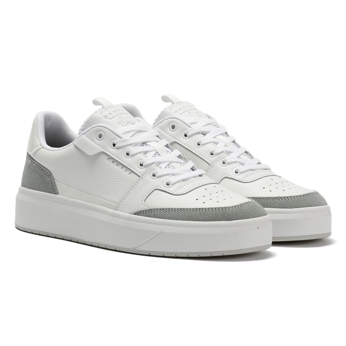 Cruyff Endorsed Pro Herren Weiße Sneaker