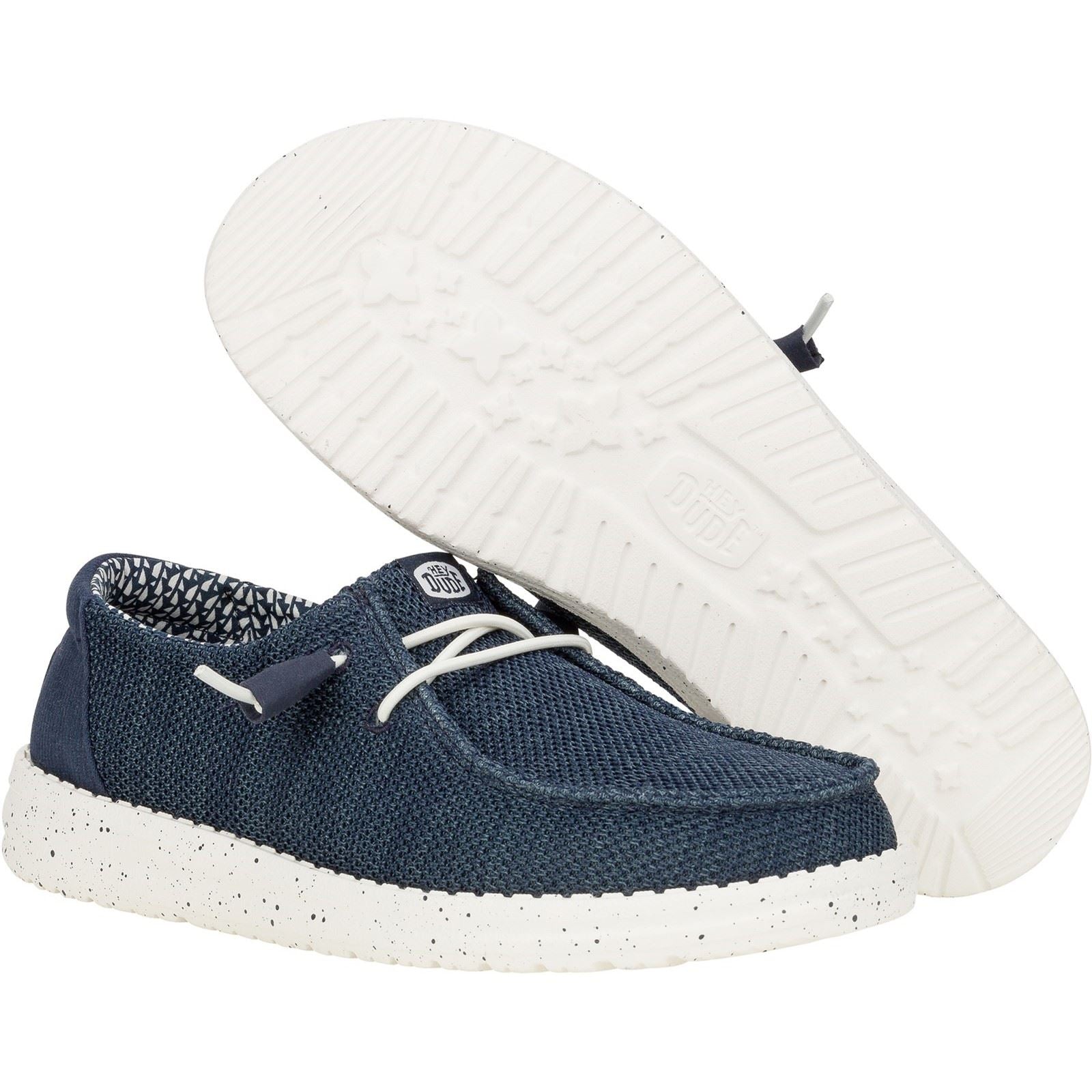 HEYDUDE Wendy Stretch Mesh Polyester Damen Navy Slipper