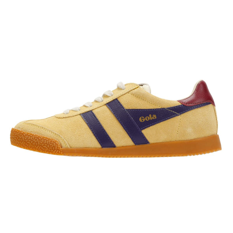 Gola Elan Damen Wildleder Sneaker In Gelb
