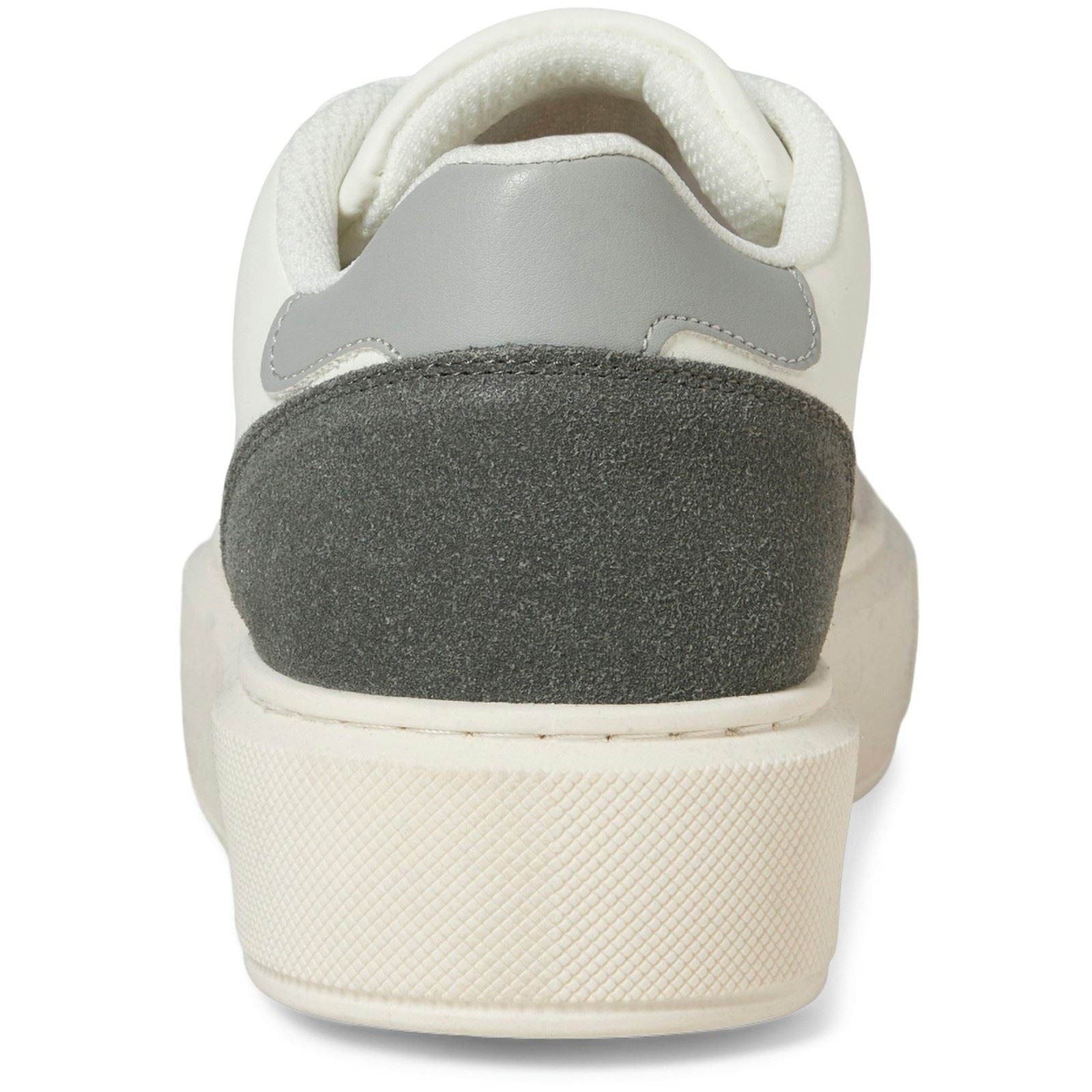 Jack & Jones Aspire Court Herren Sneakers Aus Polyurethan In Weiß/Vapour Blue/Castlerock