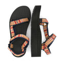Teva Flatform Universal Damen Gelbe Sandalen