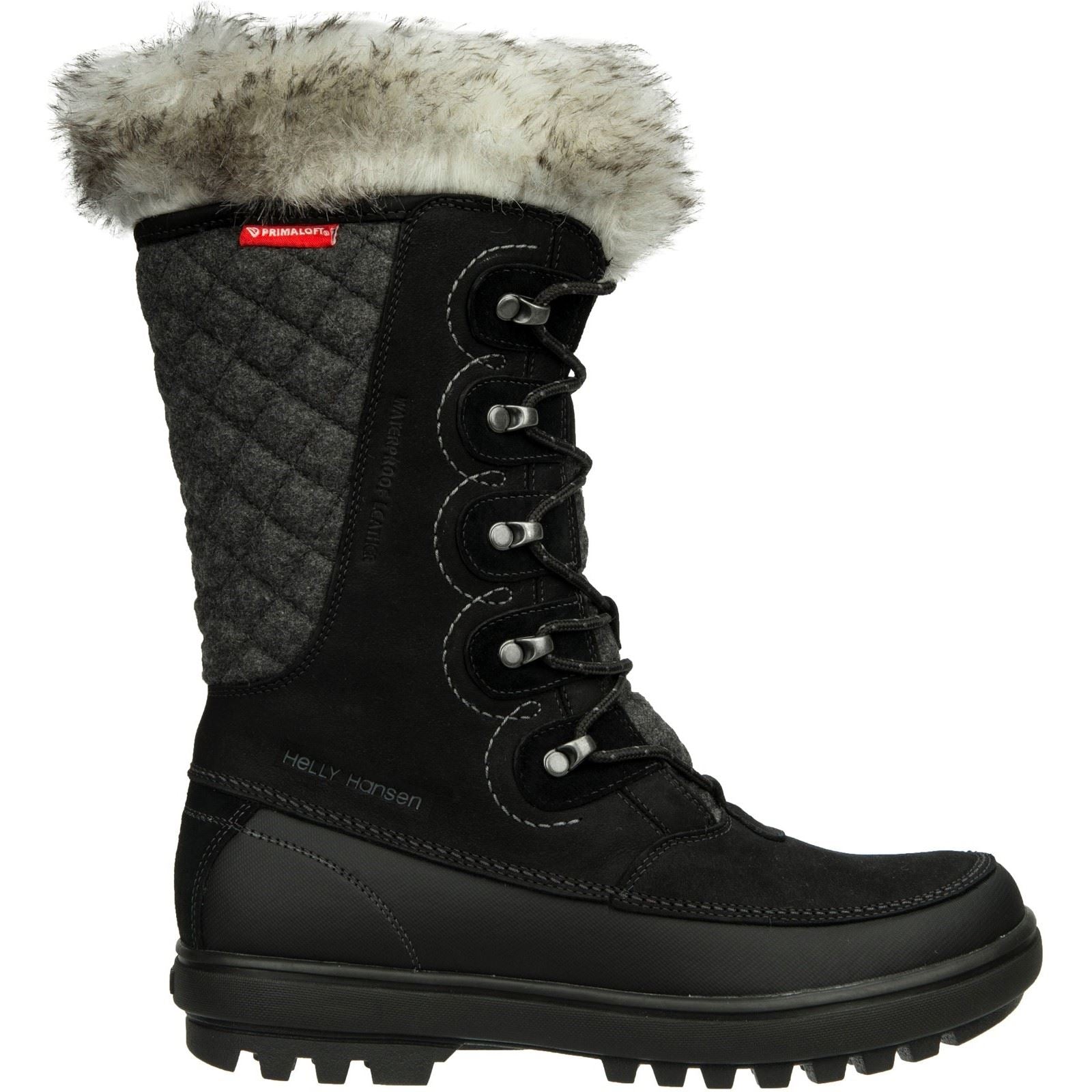 Helly Hansen Sport Garibaldi Leder Damen Stiefel In Jet Schwarz