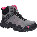 Hi-Tec V-Lite Explorer WP Rindsveloursleder Damen Wanderschuhe In Grau/Fuchsia