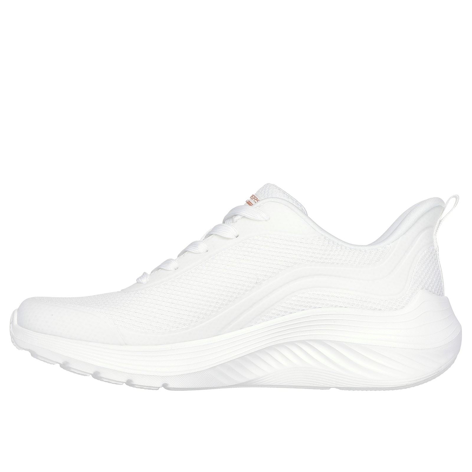 Skechers Bobs Squad Waves Still Wading Textiler Damen-Sneaker In Weiß