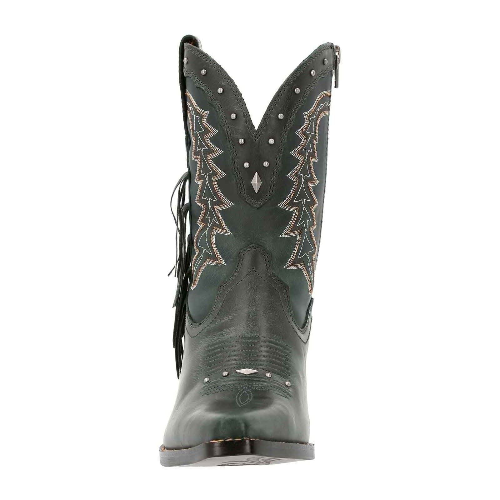 Durango Crush Bootie Leder Damen Sattelbraun/Dunkelblau Stiefel