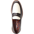 Base London Sid Herren Mokassins Aus Braun/Beigem Leder