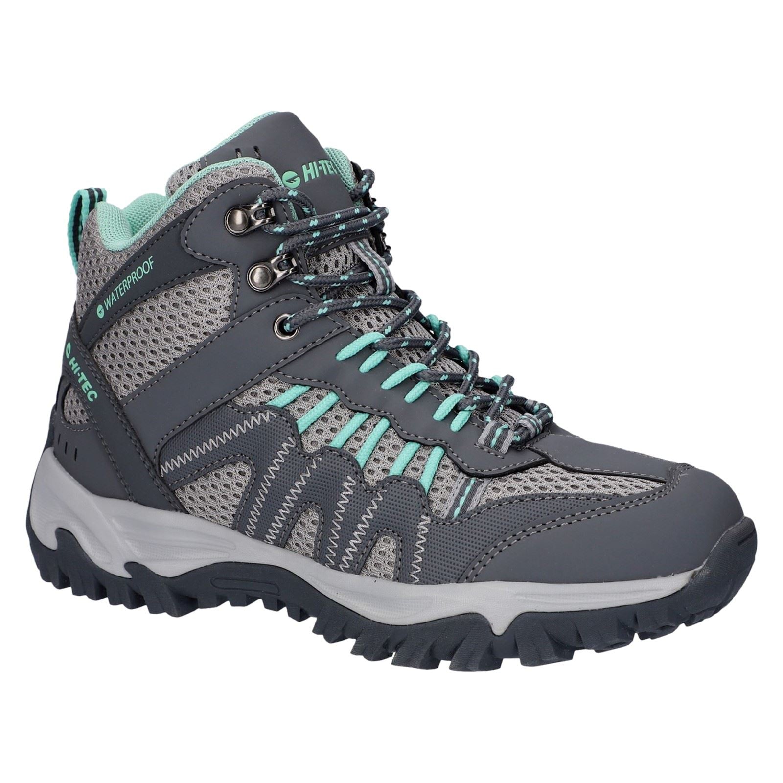 Hi-Tec Jaguar Mid Damen Wanderschuhe Aus Polyester In Anthrazit/Grafit/Cool Grey
