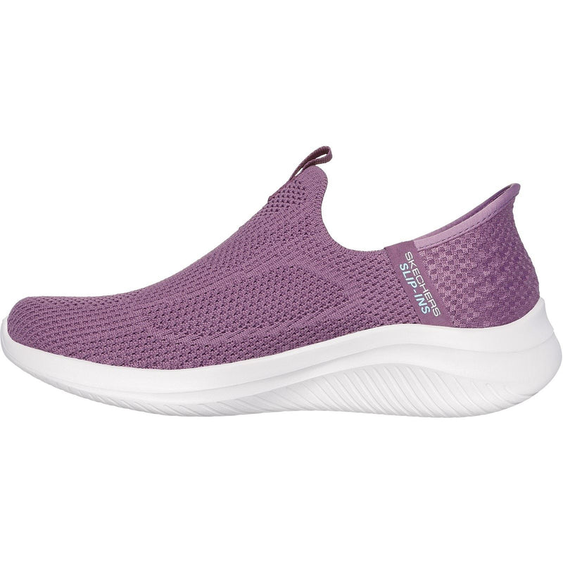 Skechers Ultra Flex 3.0 Easy Win Textile Damensneaker In Lila