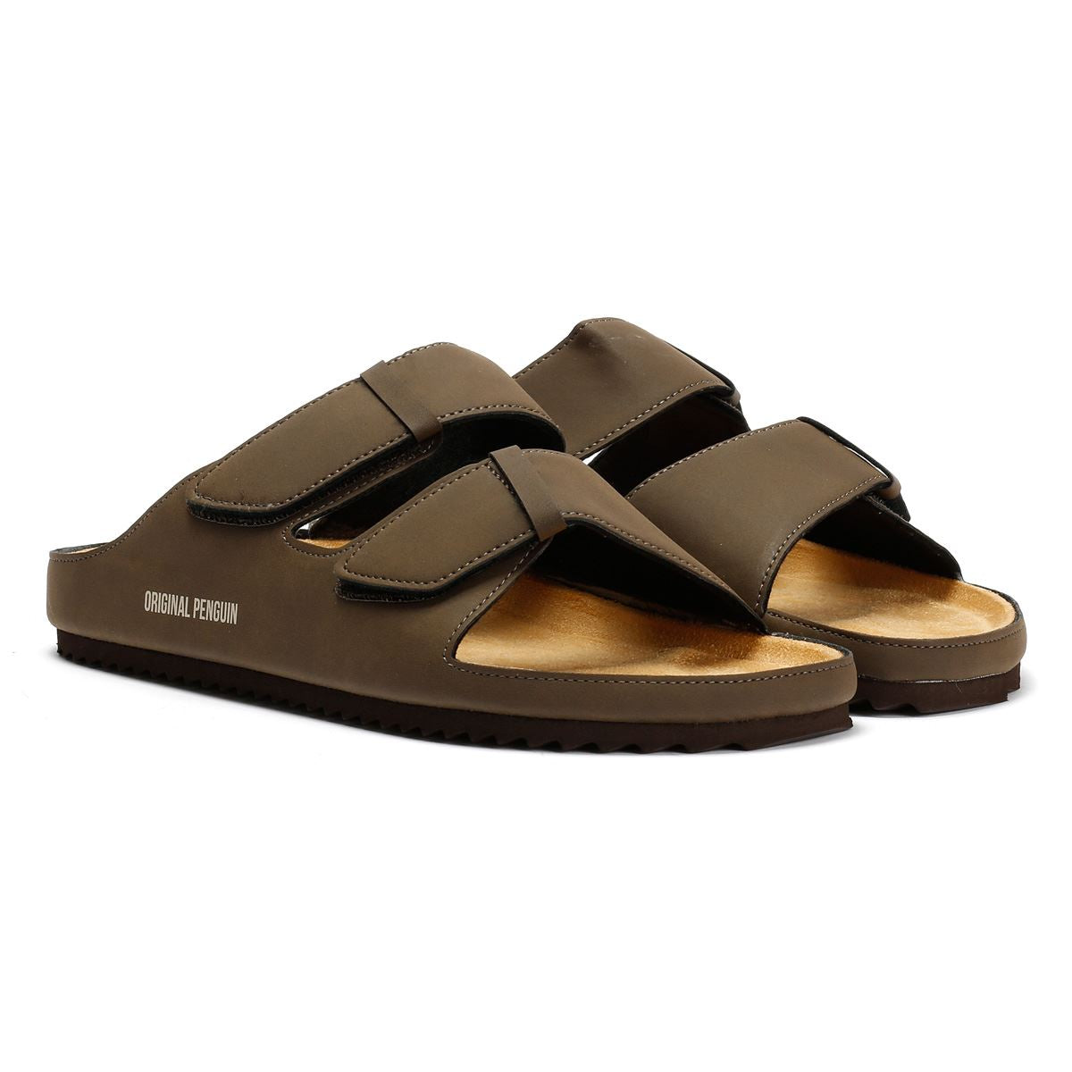 Penguin Panache Herren Braune Sandalen