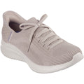 Skechers Ultra Flex 3.0 Brilliant Path Damen Textil Sneaker In Taupe