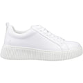 Hush Puppies Harlow Damen Sneaker Aus Weißem Leder