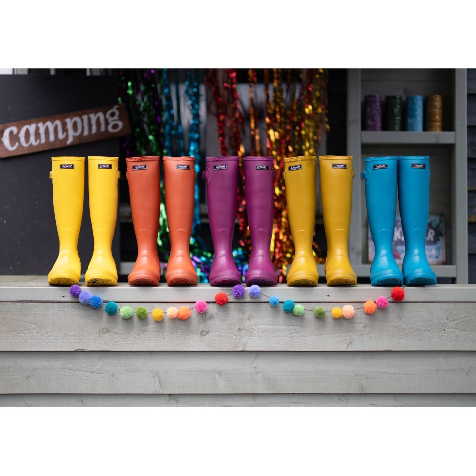 Cotswold Sandringham Pvc Senf Gummistiefel