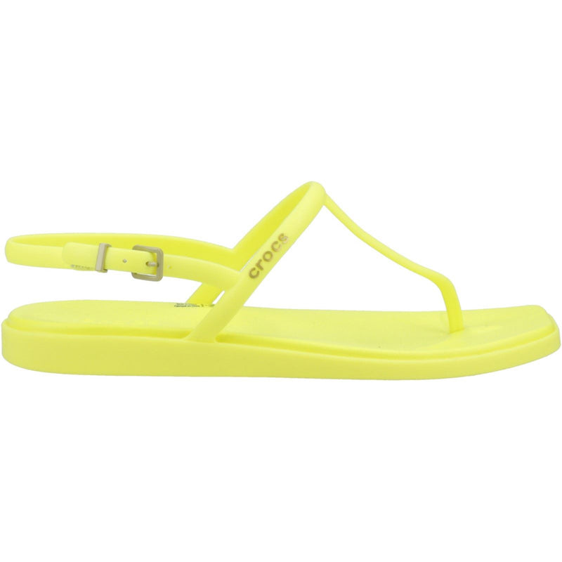 Crocs Miami Thong Flip Synthetik Damensandalen Mit Absatz