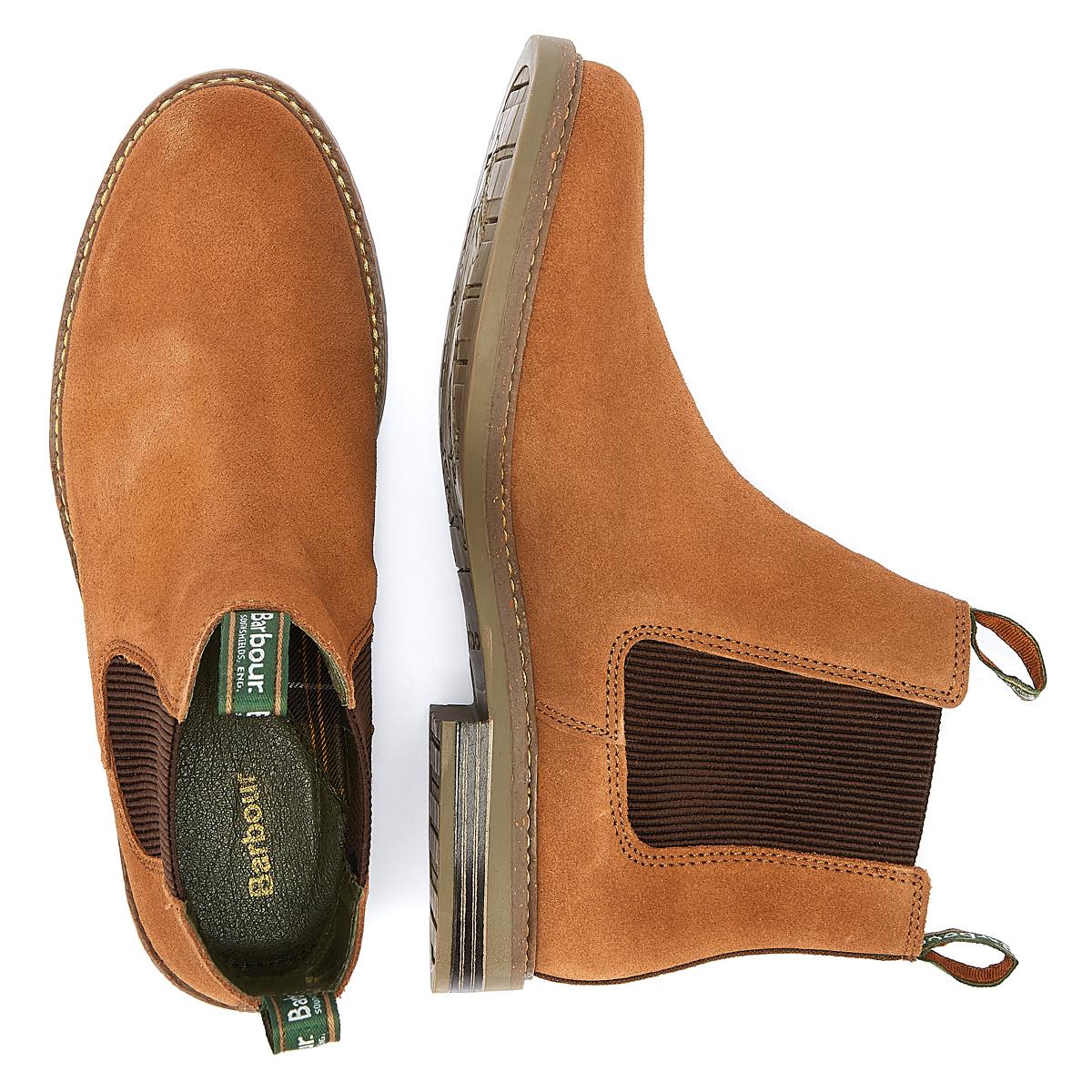 Barbour Farsley Wildleder Herren Stiefel In Beige
