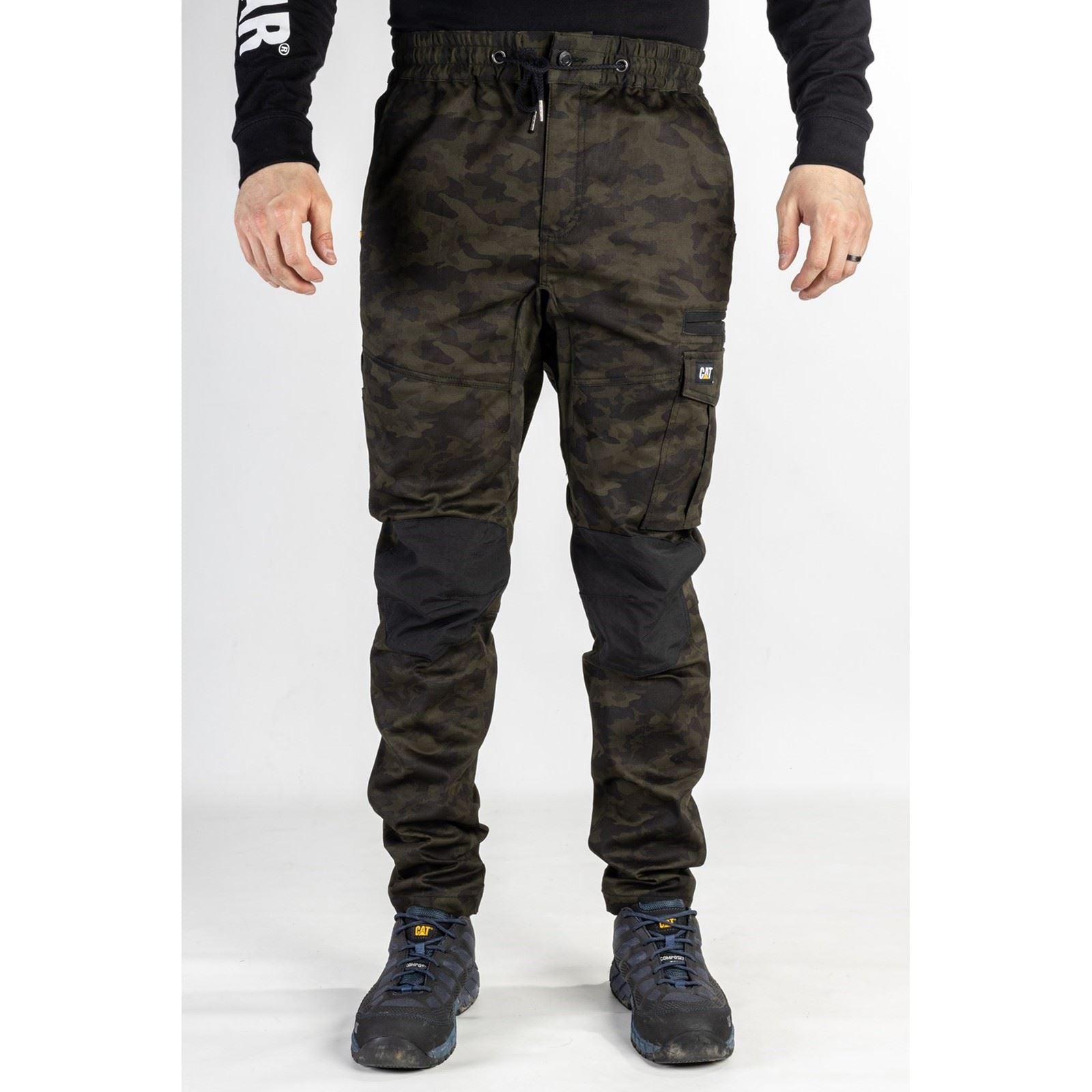 Caterpillar Dynamics Baumwoll Herren Grün Outdoor Hosen