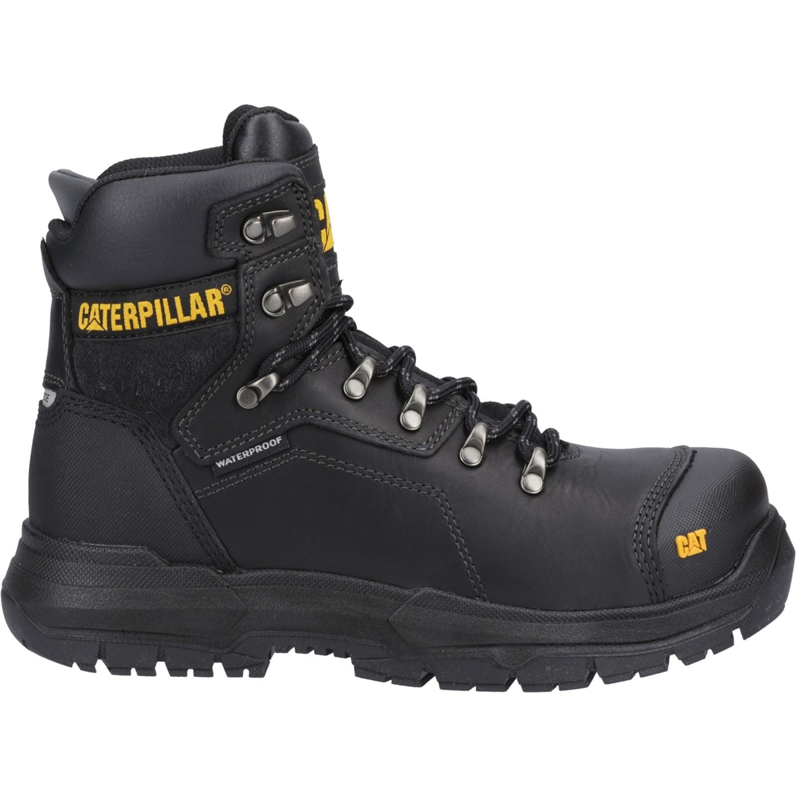 Caterpillar Diagnose 2.0 Leder Schwarze Sicherheitsschuhe