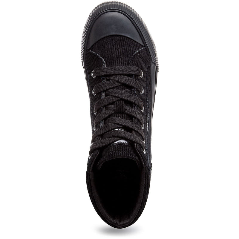 Rocket Dog Cheery Hi Cordura Damen Schwarze Sneakers
