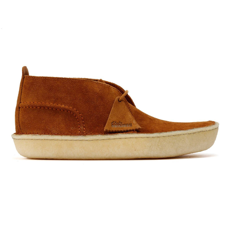 Clarks Originals Desert Rain Herren Wildleder Stiefel In Braun