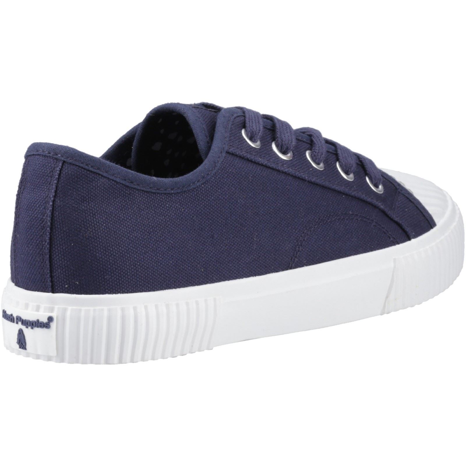 Hush Puppies Freya Canvas Textile Damen Sneaker In Marineblau