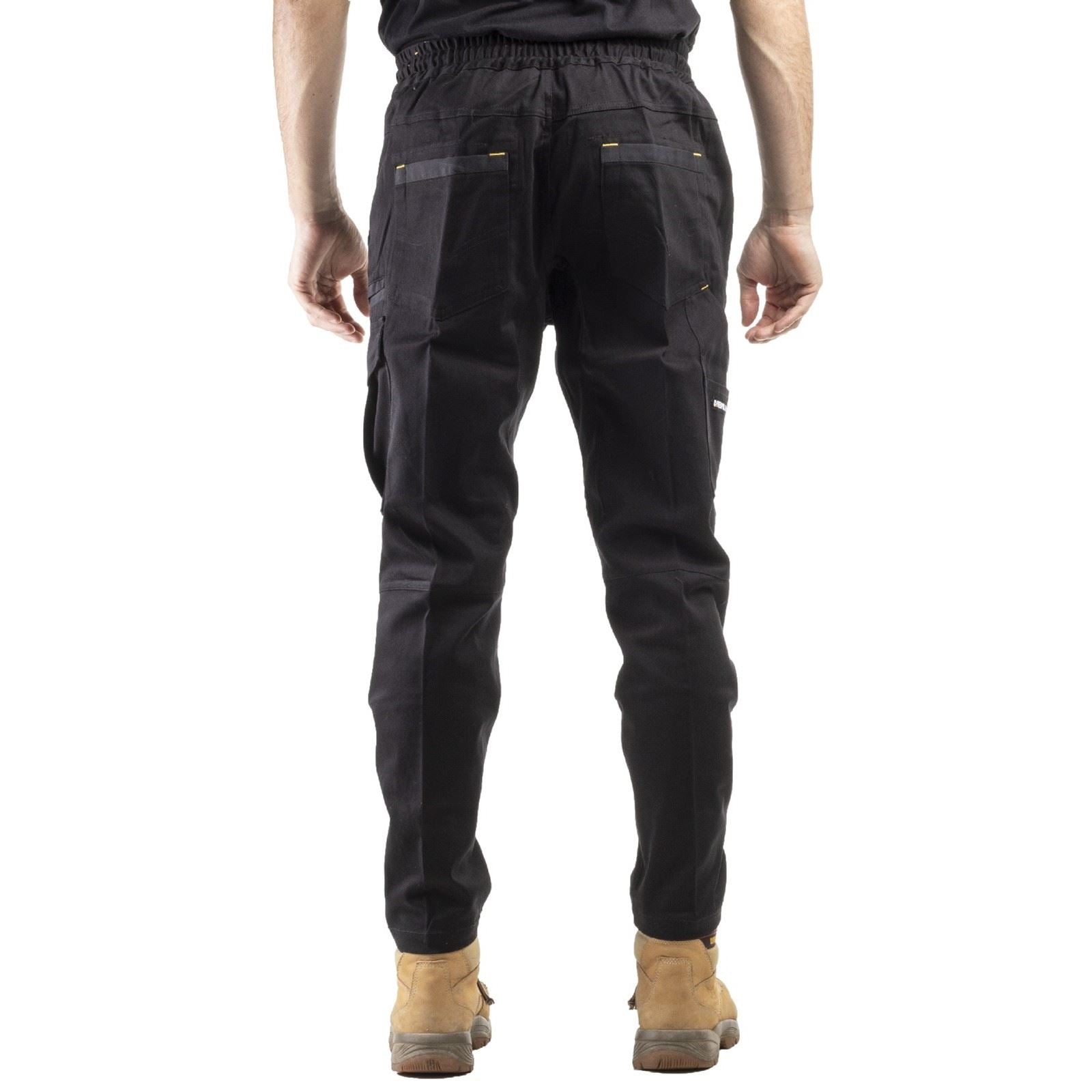 Caterpillar Dynamic Baumwoll Herren Schwarze Farbe Outdoor Hosen