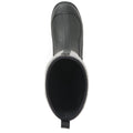 Muck Boots Hale Gummistiefel Schwarz Mit Flauschigem Hahnentrittmuster