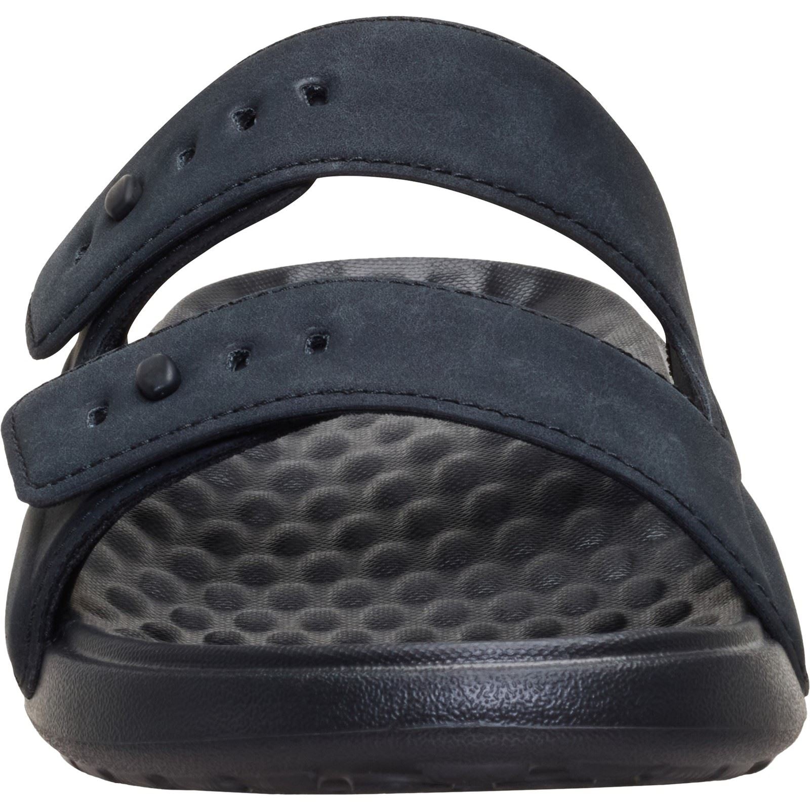 HEYDUDE Wave 2 Strap Polyurethan Herren Schwarz/Schwarz Sandalen