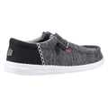 HEYDUDE Wally Funk Open Mesh Herren Bootsschuhe In Schwarz/Weiß