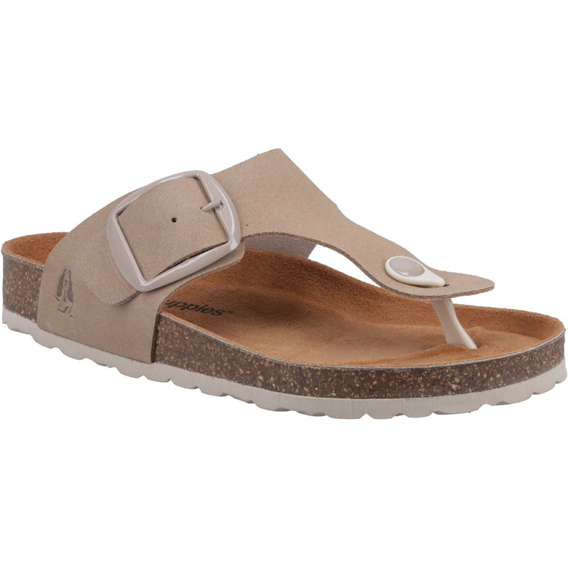 Hush Puppies Billie Damen Sandalen Aus Wildleder In Taupe