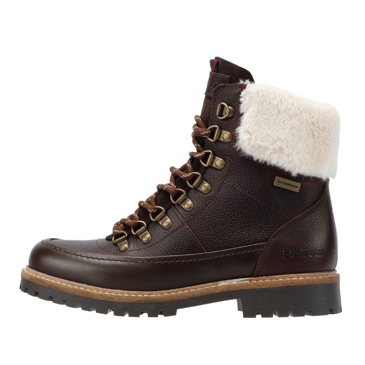 Barbour Woodside Hiker Damenstiefel Aus Braunem Leder