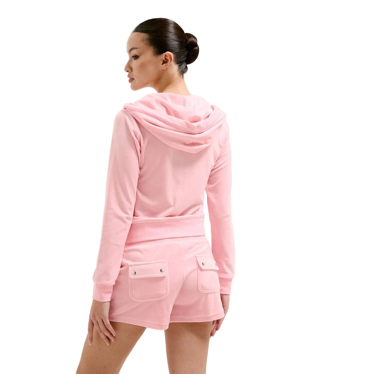 Juicy Couture Robertson Classic Jacket Polyester Damen Pink Kapuzenpullover