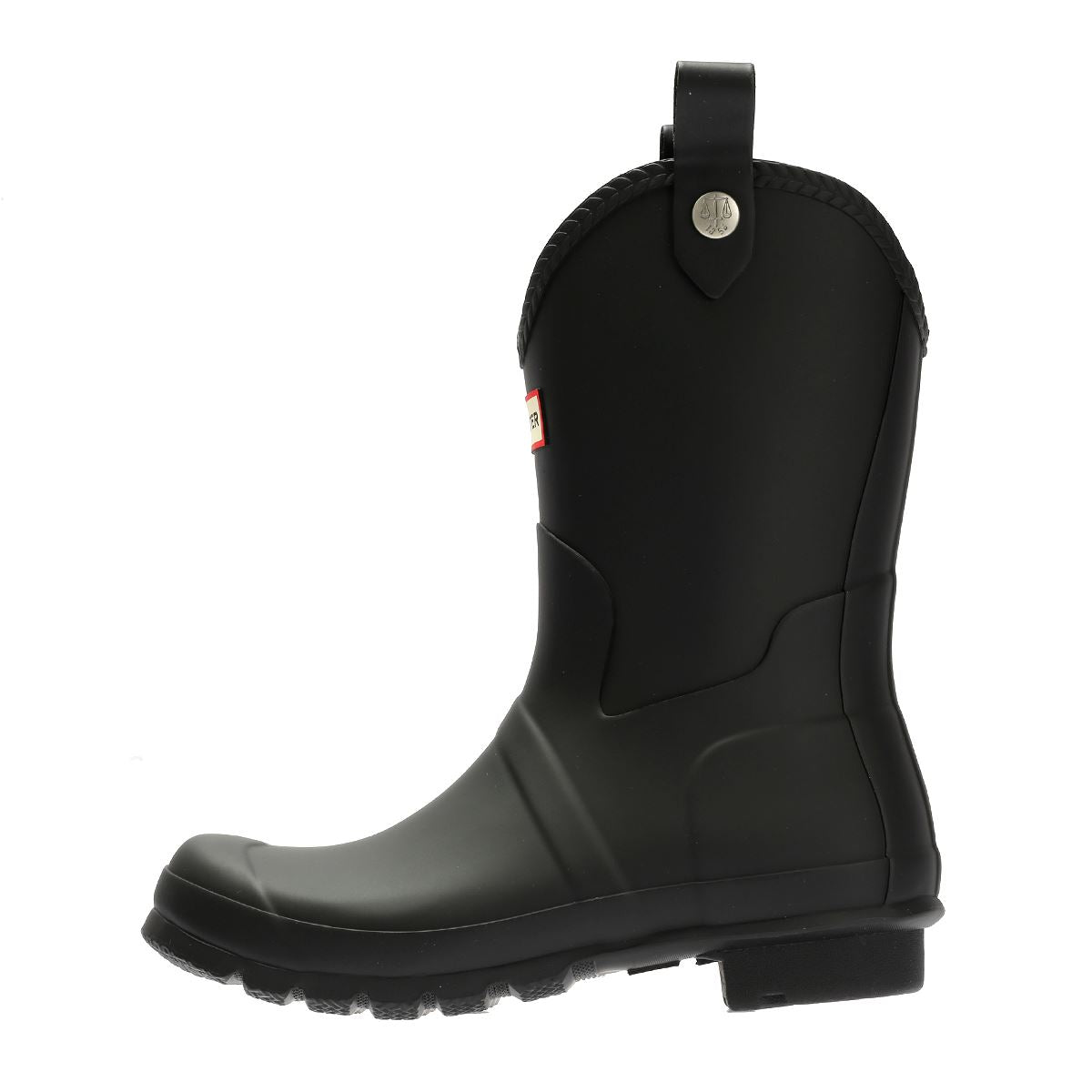 Hunter Original Cowboy Gummi Damen Schwarze Farbe Gummistiefel