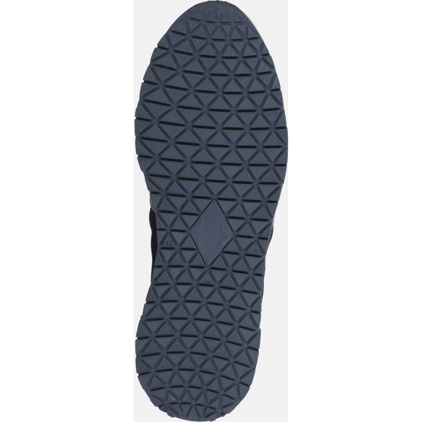 Hush Puppies Christopher Leder-Herren-Sneaker In Marineblau