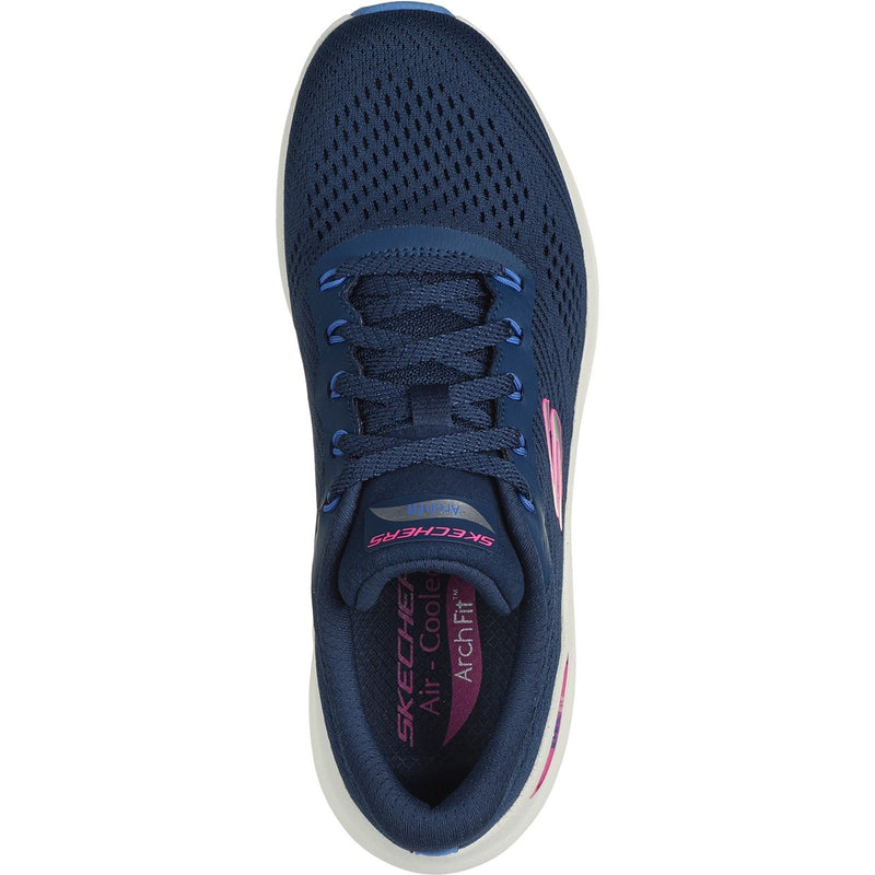 Skechers Arch Fit 2.0 - Big League Damen Sneaker In Marineblau/Mehrfarbig
