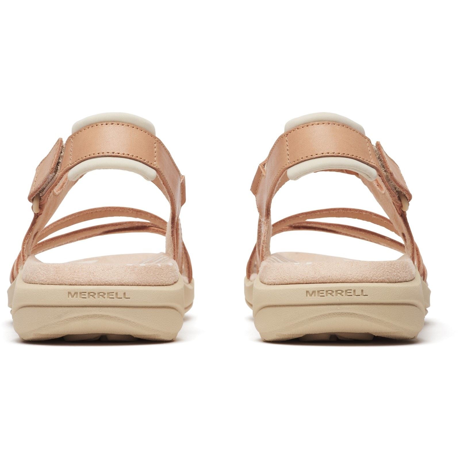 Merrell Harbor Backstrap Leder Damen Tan Rose Sandalen