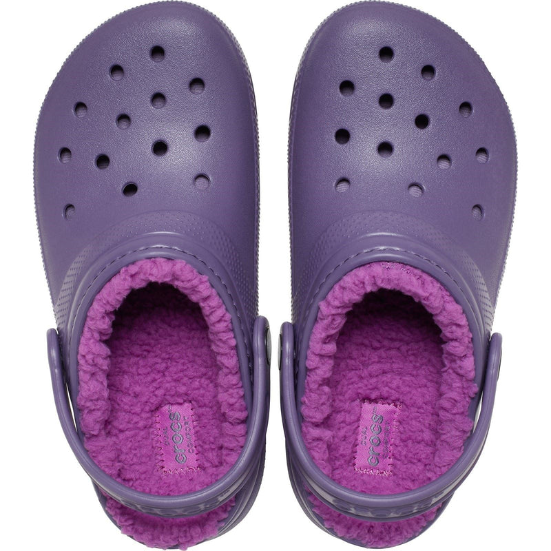 Crocs Classic Lined Thermoplastische Unisex Kindernachtdunkel Clogs