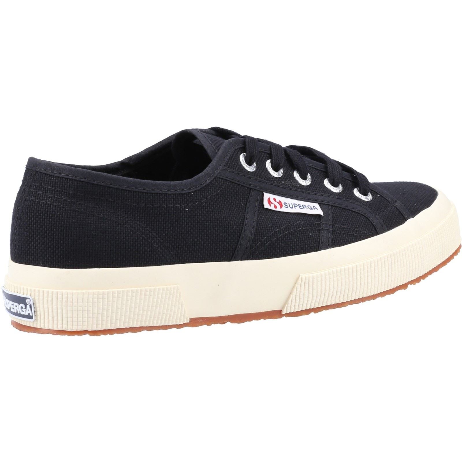 Superga 2750 Cotu Classic 100% Baumwolle Herren Schwarze Turnschuhe