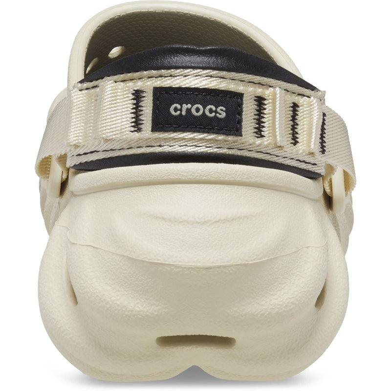 Crocs Echo Thermoplastische Knochen/Schwarze Farbe Clogs