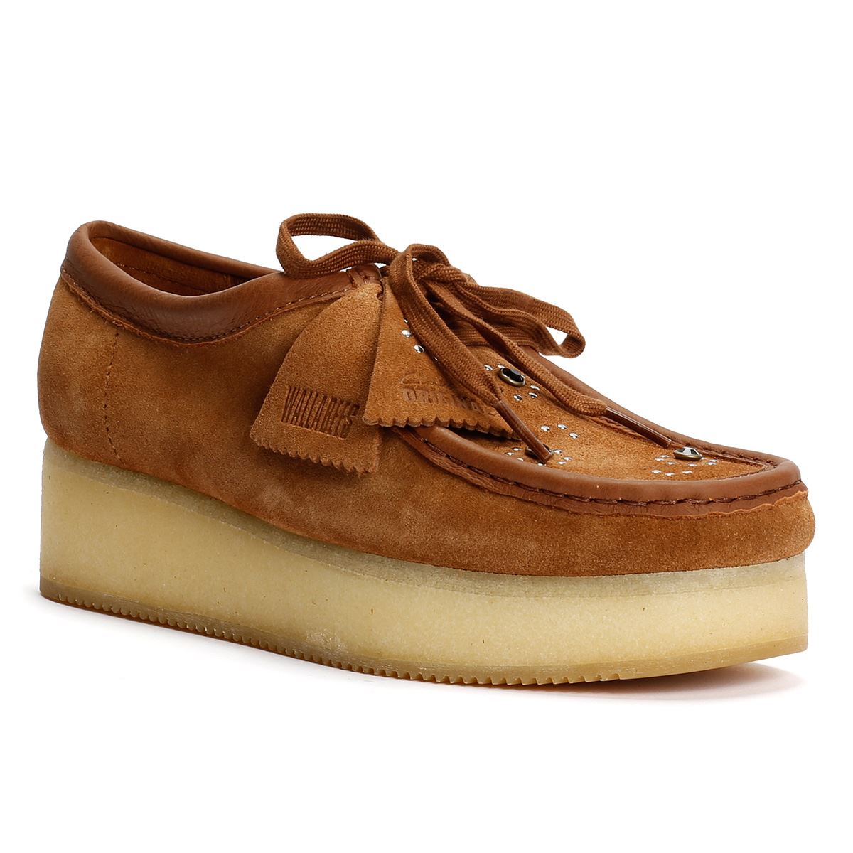 Clarks Originals Wallacraft Bee Damen Wildleder Schuhe In Braun