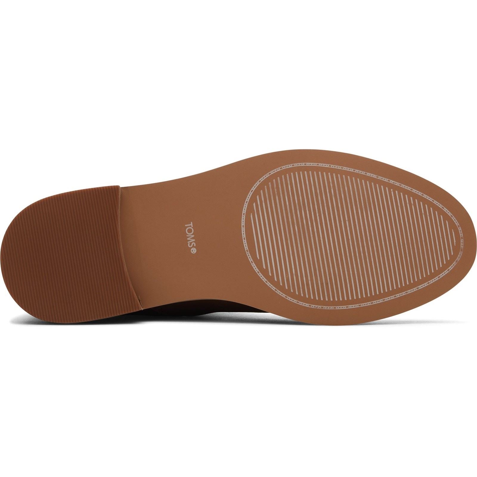 TOMS Charlie Leder Damen Kastanienfarbene Absatz Chelsea Stiefel