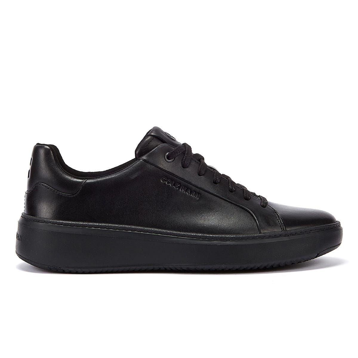 Cole Haan Grandprø Topspin Leder Herren Schwarze Sneakers