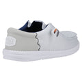 HEYDUDE Wally Funk Open Mesh Herren Weiße Bootsschuhe