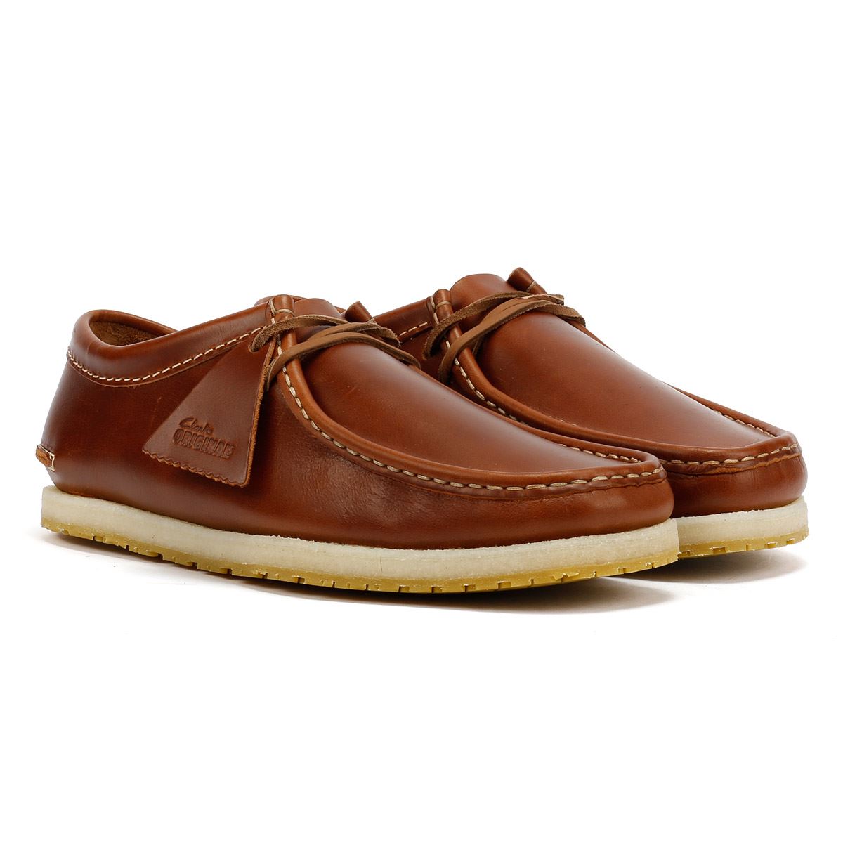 Clarks Originals Godney Lace Herren Schnürschuhe Aus Braunem Leder
