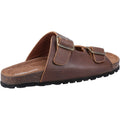 Hush Puppies Nash Slider Leder Herren Sandalen In Braun