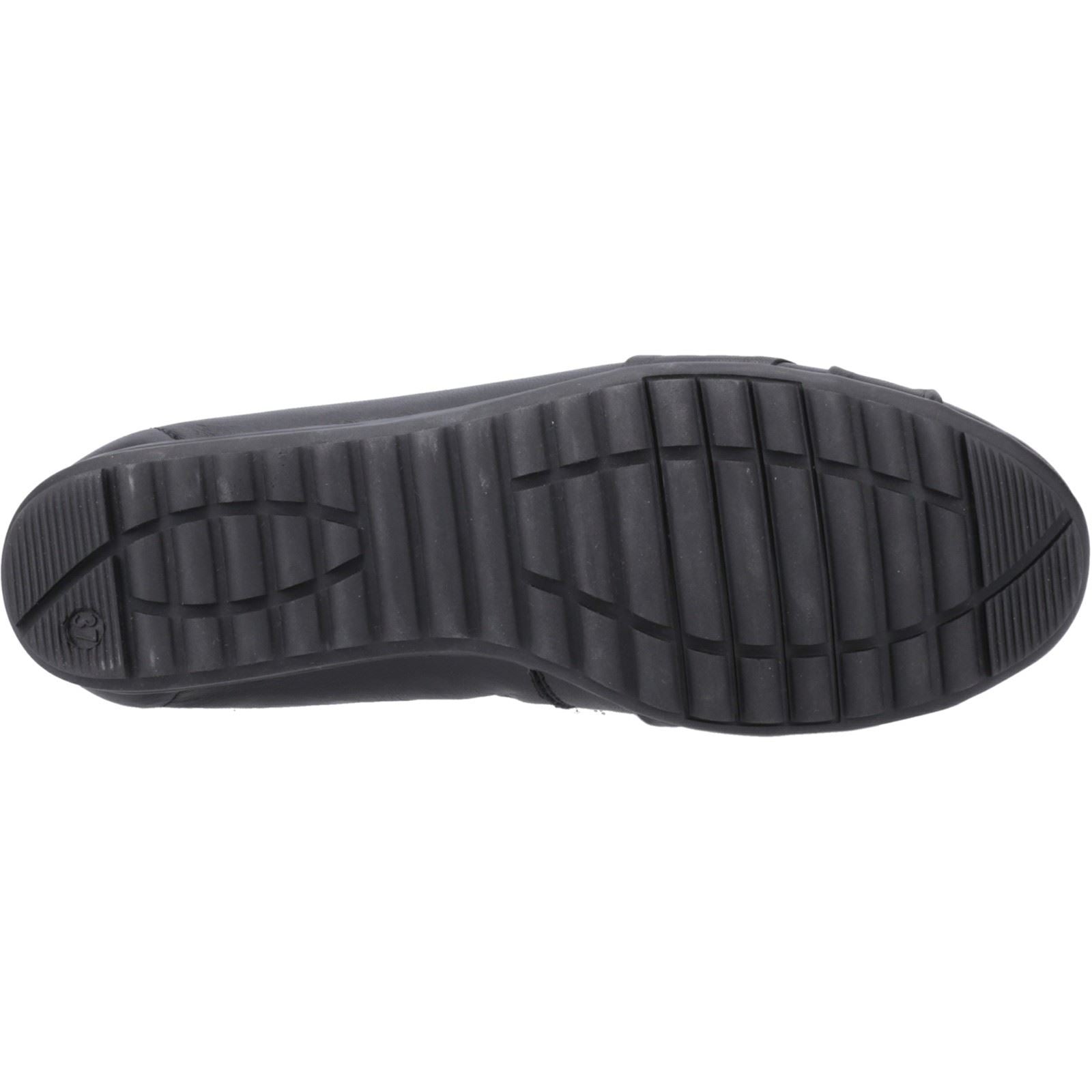 Hush Puppies Lilith Leder Damen Schwarze Ballerinas